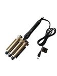 JGJ® Triple Barrel Hair Styler Professional Ceramic Anti-Static Anti-scald Travel Hair Curler Curl Curling Make Curling Iron Rod Brush Curling Wand Roller Waver Maker Styling Tool for Women