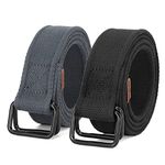 Mens Leather D Ring Belt