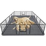 SHU UFANRO Washable Pee Pads for Dogs 72"x72" Extra Large Reusable Dog Pads Upgrade Non-Slip Puppy Pad Heavy Absorbency Puppy Pee Pads Quick Dry Whelping Waterproof Pads for Dog Playpen/Crate