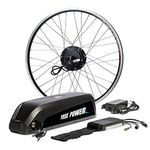 SHIMOST 27.5 Inch E-Bike Conversion Kit 350 W Rear Motor with 36 V 13 Ah Battery for Bicycle Rear Wheel, Controller, LCD, PAS Sensor, Thumb Gas