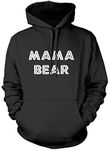 Mama Bear Unisex Hoodie - Black XXX-Large