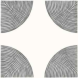 FloorPops Luminary Peel & Stick Floor Tiles, Black