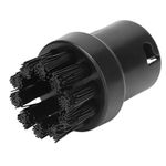 5pcs Steam Cleaner Brush Heads, Steam Mop Brush Head Black Steamer Cleaning Brush Head Brass Brush Steam Cleaner Accessories for SC1 SC2 SC3 SC4 SC5