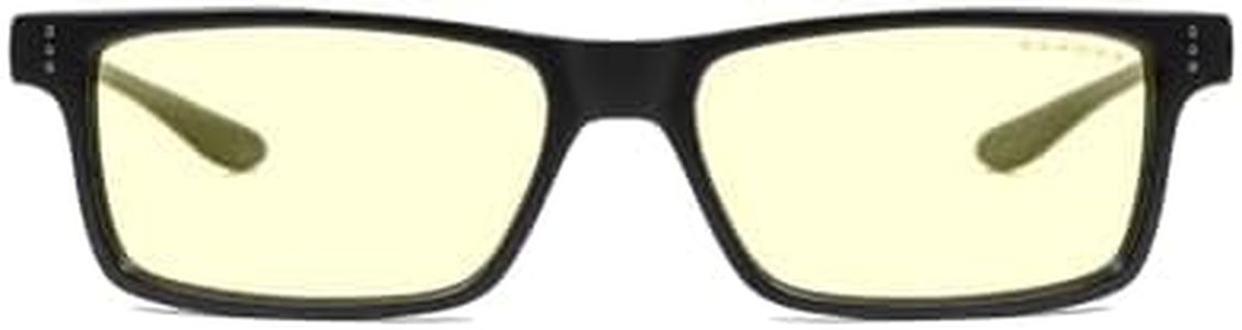 Gunnar Gaming and Computer Eyewear - Cruz (age 12+) - Frame Colour: Onyx, Lens Tint: Amber (Blocks 65% Blue Light & 100% UV Light) - Patented lens - Reduce eye strain & dryness