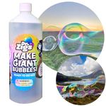 Dr Zigs Bubble Mixture for Giant Bubbles - 1 Litre of Ready-to-Use Bubble Solution - Phosphate Free, Professional Grade Bubble Mix for 1000’s of Magnificent Bubbles.