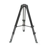 Manfrotto 3-Section Aluminum Telescopic Twin Leg Video Tripod with Mid-Level Spreader