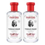 Thayers Alcohol-Free Rose Petal Witch Hazel Facial Toner, Soothing and Hydrating, for All Skin Types, Including Sensitive, Alcohol Free, VALUE Duo Pack (2 x 355mL)