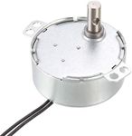 uxcell Synchronous Synchron Motor Electric Synchron Motor Turntable Motor Cup Turner Motor AC 220-240V 20-24RPM 50-60Hz CCW 4W