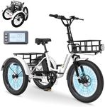 MOONCOOL Electric Tricycle Folding 