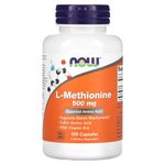 NOW Foods L-Methionine 500 mg Caps, 100 ct