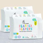 R for Rabbit Large L Size Premium Feather Diaper for Baby 9 to 14 kgs (140 Combo Pack Offer)