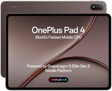 OnePlus Pad 4, Snapdragon® 8 Elite Gen 5 Platform, 33.53cm 13.2" 3.4K Screen, 144Hz Adaptive, 8 Speakers, AI Powered, PC-Level Productivity, 13,380 mAh Battery, 12GB + 512GB, WiFi,Dune Glow