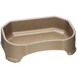 Neater Pet Brands Big Bowl - Extra Large Water Bowl for Dogs (1.25 Gallon/160 oz Capacity) - Huge Over Size Pet Bowl - Champagne