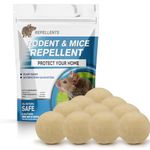 SRODEKIR Rodent Repellent Indoor and Outdoor, Mice Repellent for House, Mouse Repellents,Peppermint to Repel Mice and Rats, Mice Away Repellant for Outdoor, Rat Deterrent,Better Than Ultrasonic- 10P