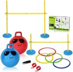 B4 Adventure Playzone-fit Obstacle Course Race Set - Perfect for Indoor & Outdoor Active Play Every Day, Easy Setup & Endless Course Layouts