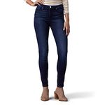 Lee Women's Sculpting Slim Fit Skinny Leg Jean, Nightingale, 10 Long