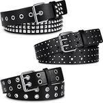 Syhood 3 Pieces Studded Belt Punk R