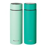 Nuby Limited Edition RapidCool Portable Baby Bottle Making Twin Pack - Prepare A Perfect Formula Feed in 2 Minutes | Includes 1 Rapid Cool, 1 Powder Dispenser & 1 Flask (Green)