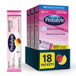 Pedialyte Electrolyte Powder, Electrolyte Drink, Strawberry Lemonade, Powder Sticks, 0.6 oz (3-6 Packs)
