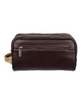 Kenneth Cole REACTION Men's Toiletry Travel Kit, Brown, One Size, Toiletry Travel Kit