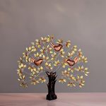 Amazon Brand - Umi Metal Wall Mounted Tree for House and Office Decoration,Golden and Bronze Color