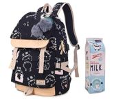 Asge School bag for girl Ladies Fashion kawaii Print Bookbag Waterproof Backpack School Teen Casual Daypack