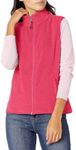 Amazon Essentials Women's Classic-Fit Sleeveless Polar Soft Fleece Vest (Available in Plus Size), Pink, Small