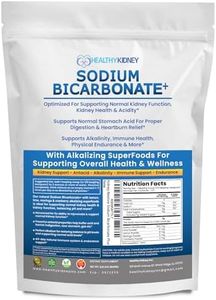 Organic Sodium Bicarbonate Alkaline Supplement For Alkalinity. Support Kidneys & Stomach Acid Neutralizer with Alkaline Superfoods. Sodium Bicarbonate Powder Kidney Immune Support Antacid Sports 2 LB.