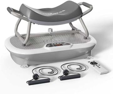 Wonder Core 3D Vibration Plate Fitness Chair – High-Frequency Vibration Platform with 150 Speeds, Folding Home Exercise Machine for Full Body Workout & Weight Loss, Max Load 150kg