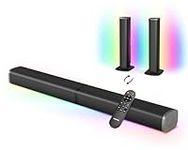 Wohome Sound Bars for TV, Colorful 