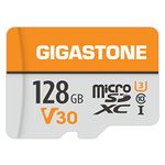 Gigastone 128GB Micro SD Card, 4K Video Pro, GoPro, Surveillance, Security Camera, Action Camera, Drone, 95MB/s MicoSDXC Memory Card UHS-I V30 Class 10