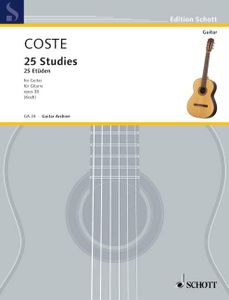 ETUDES(25) OPUS 38 GIT. GUITARE