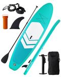 Victoper Inflatable Stand Up Paddle Board, Ultra-Light Surfboard Complete Kit with Premium SUP Paddle Board Accessories Wide Stable Non-Slip Paddle Boards for All Skill Beginners Adults Yoga Surfing