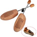 Shoe Tree Schima Wood Shoe Shaper, Shoe Widener Stretcher Preserves Natural Shape and Absorbs Moisture Men and Women Shoe Trees