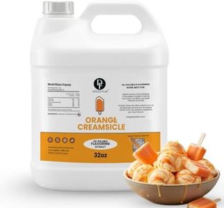 Dolce Flav Orange Creamsicle Flavoring Oil 32 oz – Bulk Citrus Cream Extract for Chocolate Manufacturing, Bakery & Foodservice