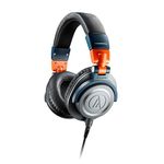 Audio-Technica ATH-M50xLAB Professional Headphones, Limited Edition Blue/Orange/Grey