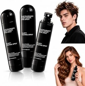 4Sets Upgrade Fluffy Hair Shaping Spray,Blue Fragrance Fluffy Shaping Spray | Shape Bangs, Curls, and Ponytails With Natural Movement,Effortless Natural Lift for Fine, Flat, or Thinning Hair Types