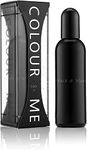 COLOUR ME Black Perfume for Men. 100ml Eau de Parfum Men, Luxury Fragrance - Mens Aftershave, Long Lasting Fragrance for Men by Milton-Lloyd