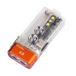 RovyVon E5 EDC Torch Pocket Size, Rechargeable Torch 700 Lm High Lumen, Luminous Keychain Torch with Sidelight, Lockout Mode, Waterproof for Home, Outdoor