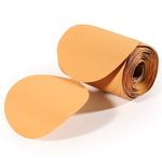 SPEEDWOX 100 Pcs 150 Grit Sandpaper Roll 6 inch Round Sanding Discs Adhesive Back PSA Sticky Back No Hole Stick and Sand Sandpaper for Wood, Auto Body Repair, Marine, Paint, Metal and Plastics