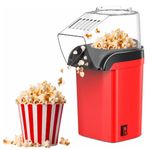 Drumstone 𝟏𝟓 𝐘𝐞𝐚𝐫𝐬 𝐖𝐚𝐫𝐫𝐚𝐧𝐭𝐲 Hot Air Popcorn Maker for Healthy Oil-Free Snacks – Compact Design, Easy to Clean, Built-in Butter Melting Tray for Movie Nights, Parties & Gifting.