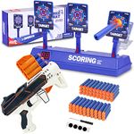 Shooting Games Toys for 3-10 Year Old Boys Kids,Electronic Digital Target for Nerf Guns,Nerf Gun Toy with Auto Reset Targets,Birthday Presents Halloween Xmas Gifts for 5-10 Year Olds ​Boys kids