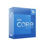 Intel Core i5-12600K 12th Generation Desktop Processor (Base Clock: 3.7GHz Tuboboost: 4.9GHz, 6 cores, LGA1700, RAM DDR4 and DDR5 up to 128GB) BX8071512600K, Black