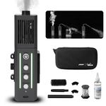 PMI SmokeNINJA Handheld Fog Machine, 100% Harm Free Replaceable & Rechargeable Battery Smoke Machine Support for Photographers, Entry-level Videographers and Content Creators