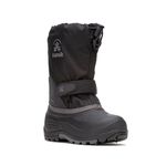 Kamik Kids Waterbug5 Insulated Winter Boots,Black/Charcoal,8T