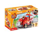 Playmobil DUCK ON CALL 70914 Fire Brigade Emergency Vehicle, With Light and Sound, Toy for Children Ages 3+