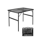 Moosinily Camping Table 3FT Grill T