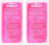 2 Pack Reusable Ice Packs for Injuries Gel, Soothing Flexible Ice Packs for Injuries, Reusable Hot and Cold Pack for Pain Relief, Hot Water Bottles Alternative, Ice Packs Gel (Pink, Large)