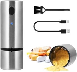 Vzaahu Electric Pill Crusher Fine Powder Portable Mini
