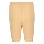 Snowball Stylish Lace Cycling Shorts/Safety/Slip/Yoga Shorts for Women/Girls S M L 2XL 3XL 4XL Size Beige